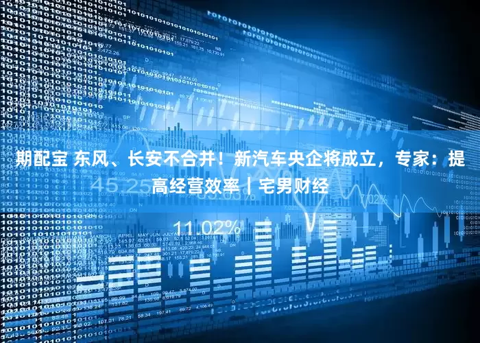 期配宝 东风、长安不合并！新汽车央企将成立，专家：提高经营效率｜宅男财经