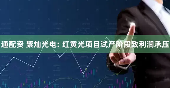 通配资 聚灿光电: 红黄光项目试产阶段致利润承压